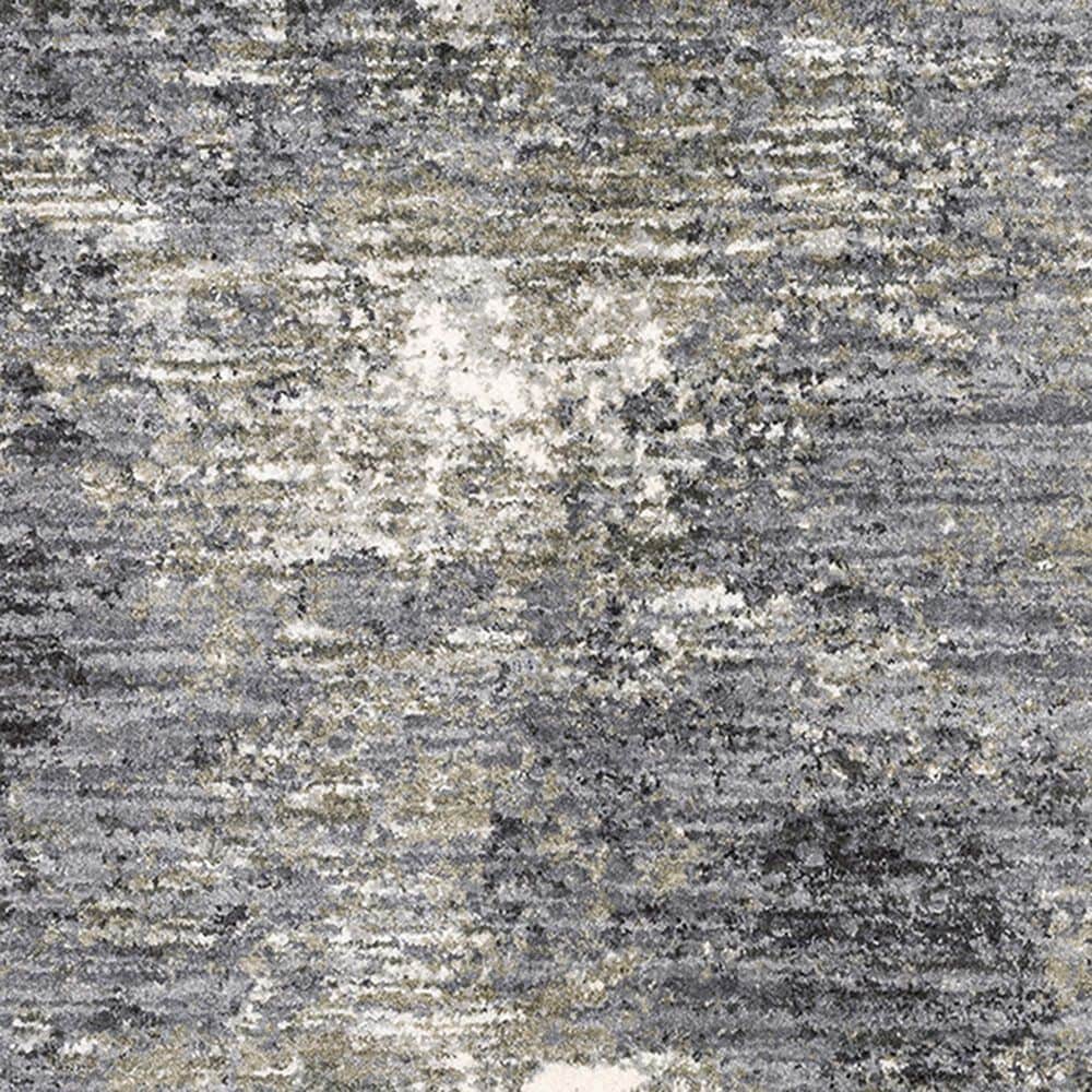 Oriental Weavers Aspen Shag Distressed 2060W 9&#39;10&quot; x 12&#39;10&quot; Gray Area Rug, , large