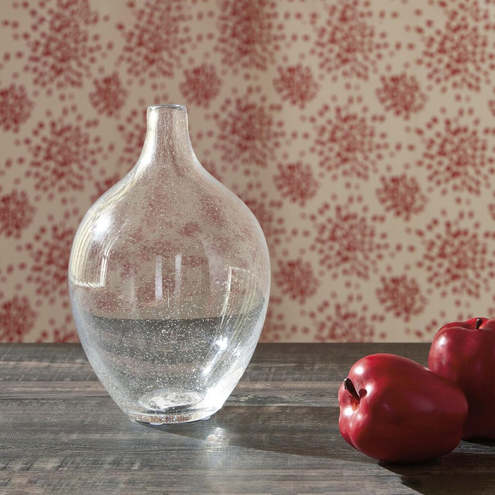 Ashley Kurthorne 11&quot; Vase in Clear, , large