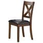 Mayberry Hill Alex Dining Drop Leaf Table and 2 Dining Side Chairs in Espresso and Black, , large