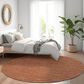 Dalyn Rug Company Laidley 10" Round Paprika Indoor/Outdoor Area Rug, , large