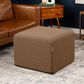 Jaxx Monroe Medium Ottoman in Earth Brown, , large