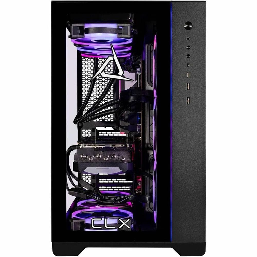 CLX Set Gaming Desktop | AMD Ryzen 7 7800X3D - 32 GB RAM - NVIDIA GeForce RTX 4070 - 2 TB SSD in Black, , large