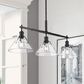 Golden Lighting Orwell Linear 3-Light Pendant in Matte Black, , large