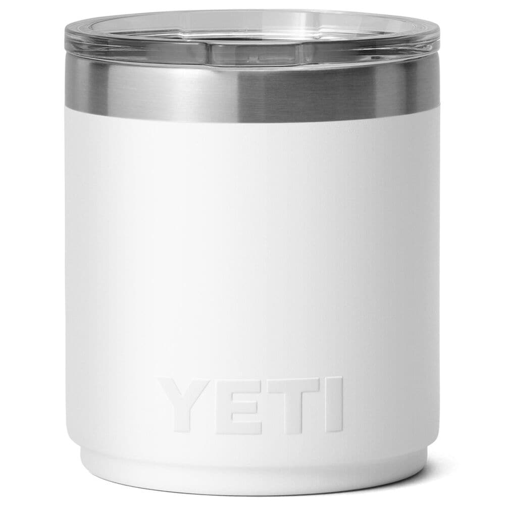 YETI Rambler 10 Oz Lowball 2.0 with MagSlider Lid in White, , large