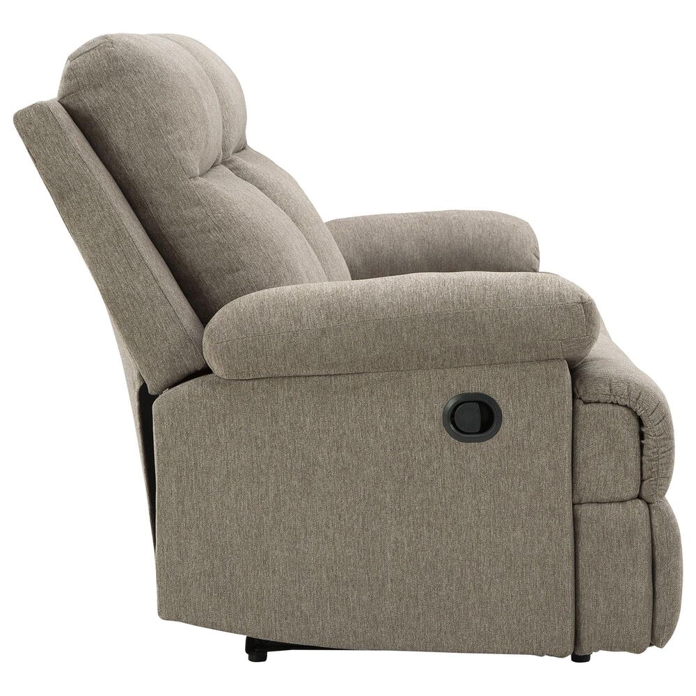 Ashley Side-Swipe Manual Reclining Sofa in Mocha, , large