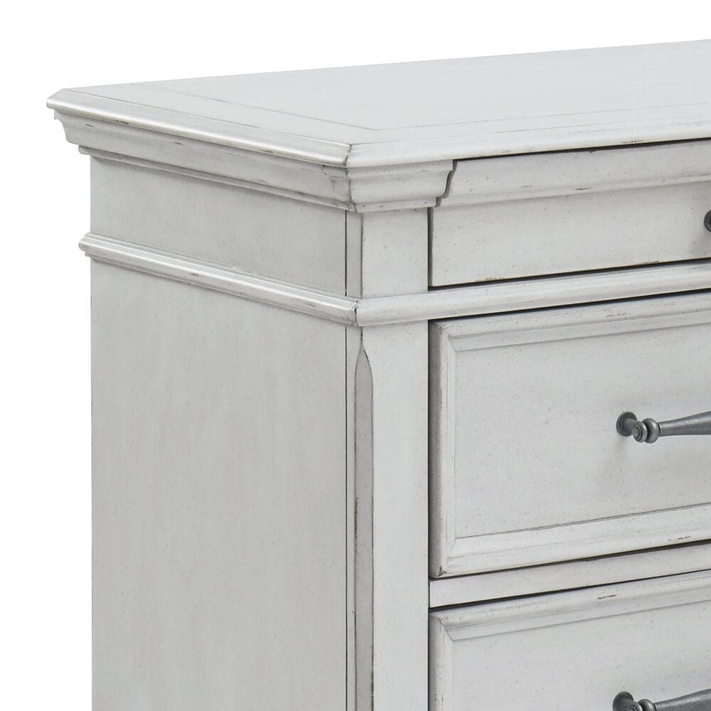 Ashley Kanwyn 3-Piece King Panel Bed Set with Storage Bench in Whitewash, , large