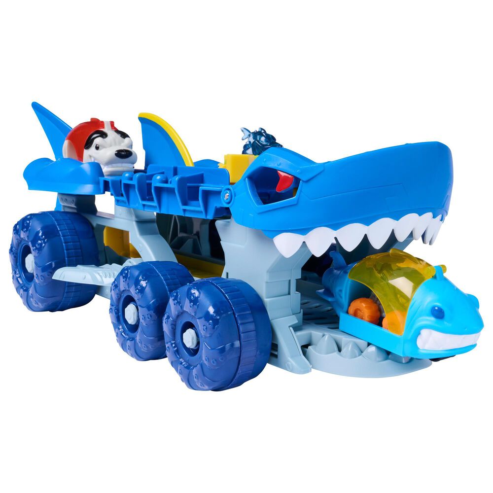 Monster Jam Mini Jams Megalodon Squid Takedown Playset, , large