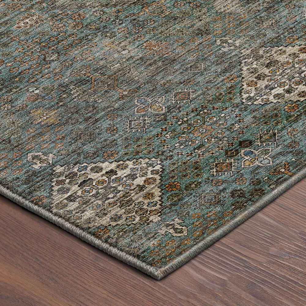 Dalyn Rug Company Aristo AR1 Teal 8' Round Area Rug, , large