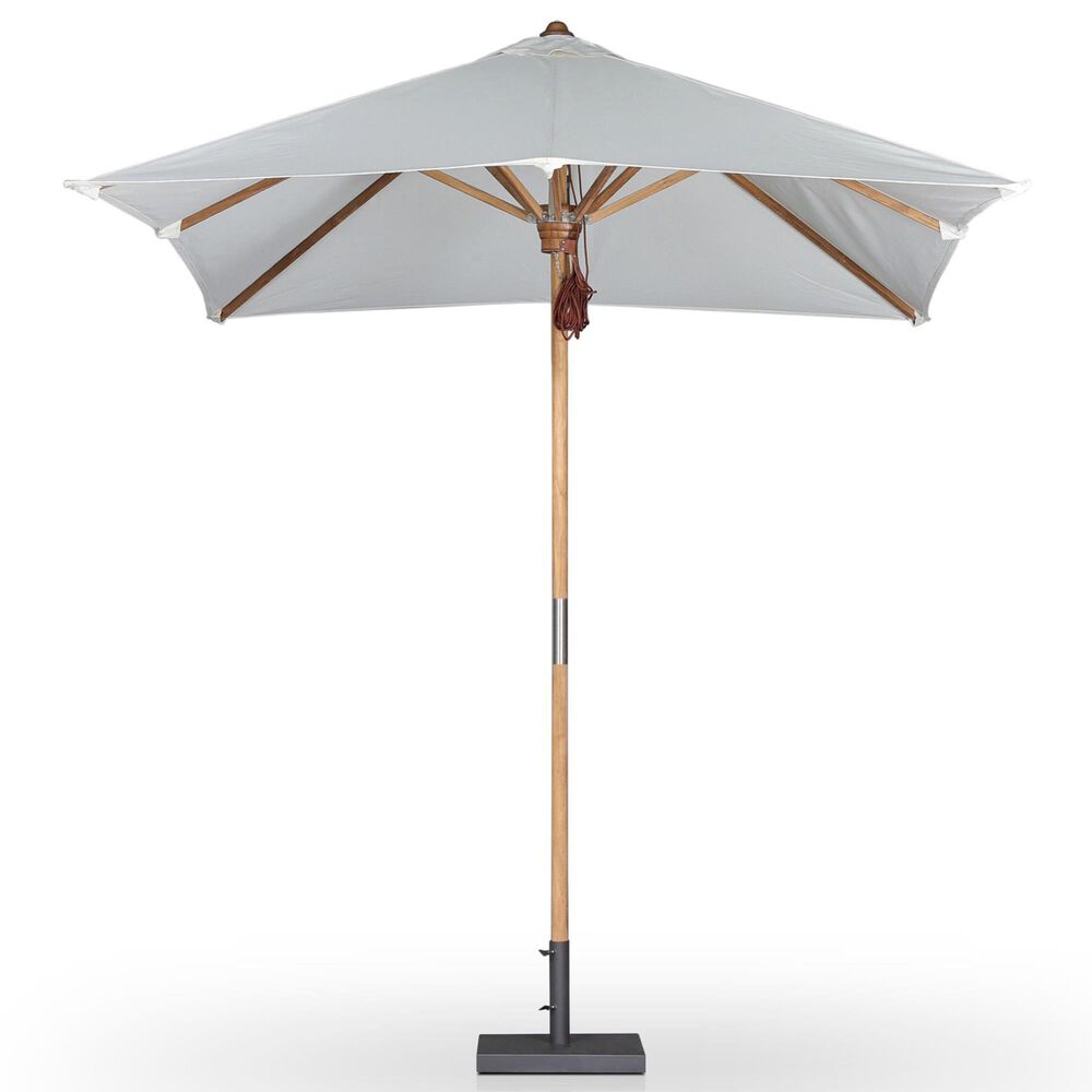 Four Hands Baska 7' x 9.8' Outdoor Rectangular Umbrella without Base in Arashi Salt, , large