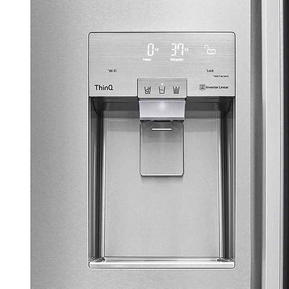 LG Studio 26 Cu. Ft. Side-by-Side Refrigerator in Stainless Steel, , large