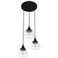 Hunter Cypress Grove 3-Light Cluster in Natural Iron, , large