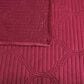 Duke Imports Virah Bella Micromink 3-Piece King Quilt Set in Burgundy Tetra, , large