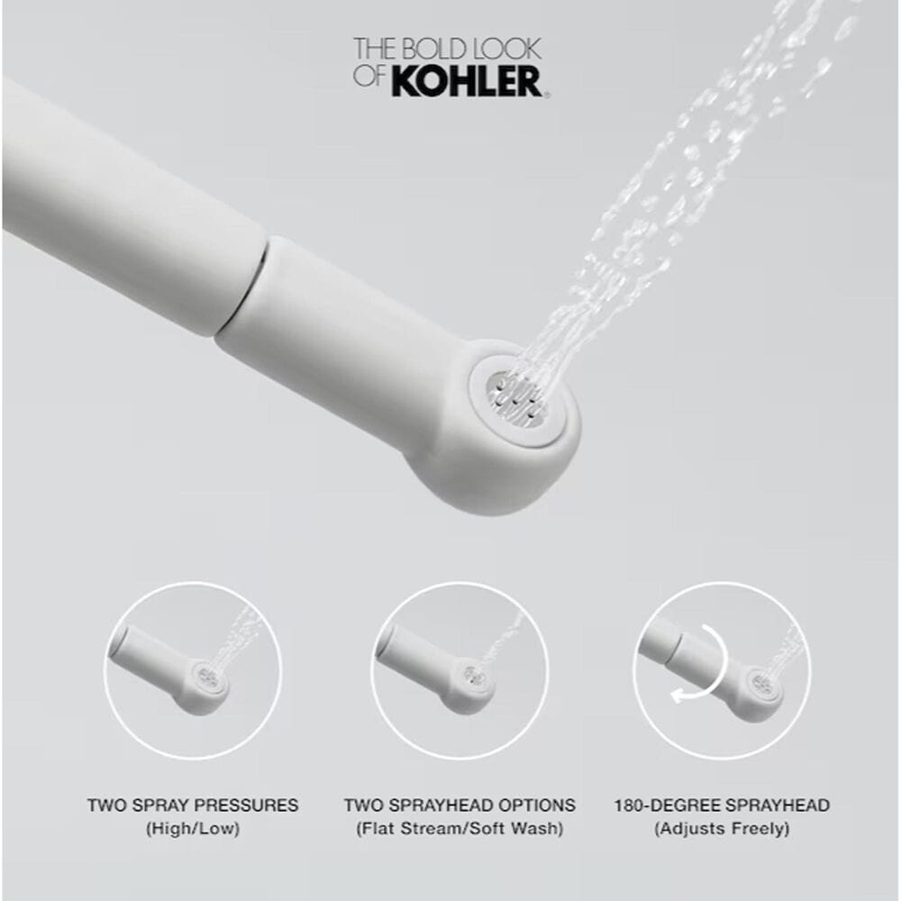 Kohler PureWash M050 Portable Bidet in Honed Black, , large