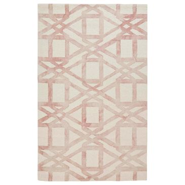 Feizy 8571F Lorrain Pink / Ivory 8" x 11" Area Rug, , large