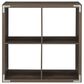 Linon Home Decor Galli 4-Shelf Bookcase in Grey, , large
