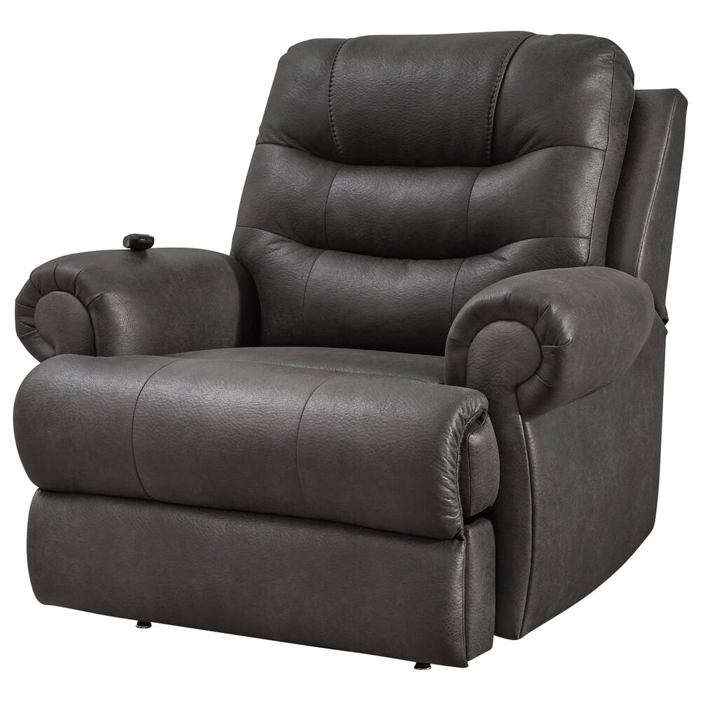 Ashley Revived and Restored Power Lift Recliner in Granite, , large
