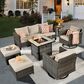 HOMLUX 7-Piece Patio Sofa Set in  Beige, , large
