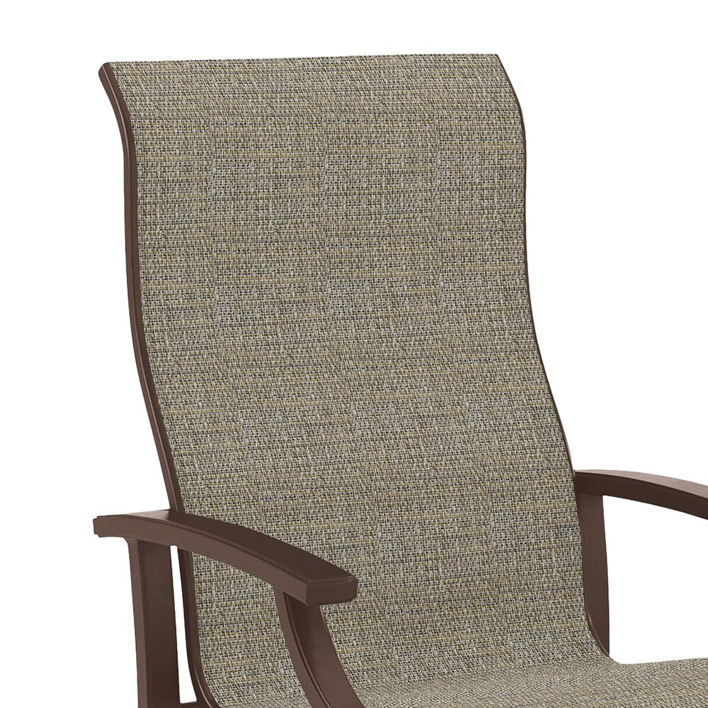 Tropitone Marconi High Back Dining Chair with Westlands Sling in Rich Earth, , large