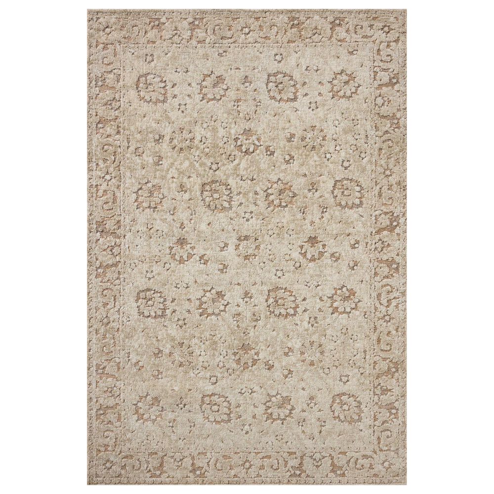 Loloi Percival Natural and Salmon 2"6" x 7"6" Runner, , large