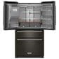 KitchenAid 26.2 Cu. Ft. French Door Refrigerator with Platinum Interior in Black Stainless Steel, , large