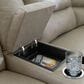 Ashley Narwhal Place 3-Piece Power Reclining Symmetrical Sectional with Storage Console in Pebble, , large