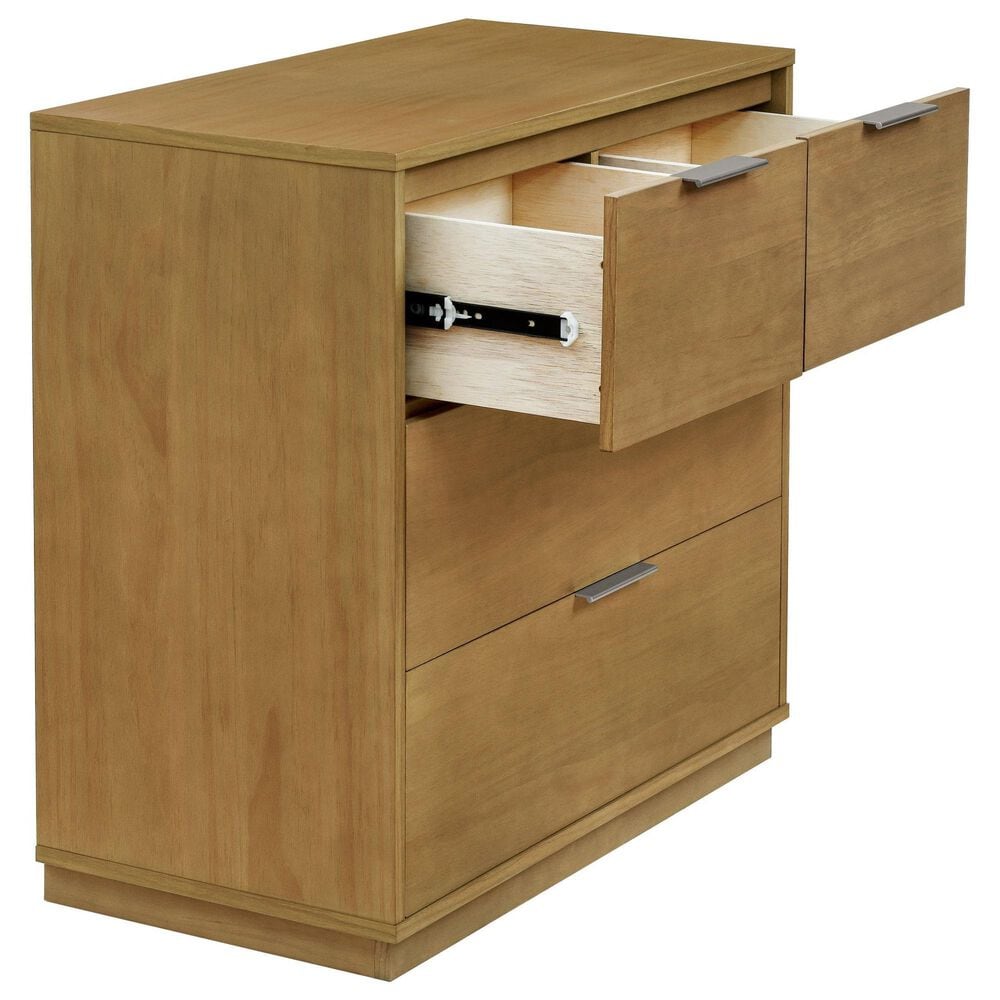 Delta Children Forever 4-Drawer Dresser with Changing Top in Acorn, , large