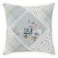 J. Queen New York Bungalow 16" Square Throw Pillow in Spa Blue, , large