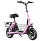 HOMLUX 550W 25-Mile Adults Electric Scooter with Foldable Design in Pink, , large
