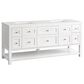 James Martin Vanities Breckenridge 72" Double Bathroom Vanity in Bright White with 3 cm White Zeus Quartz Top and Rectangular Sinks, , large