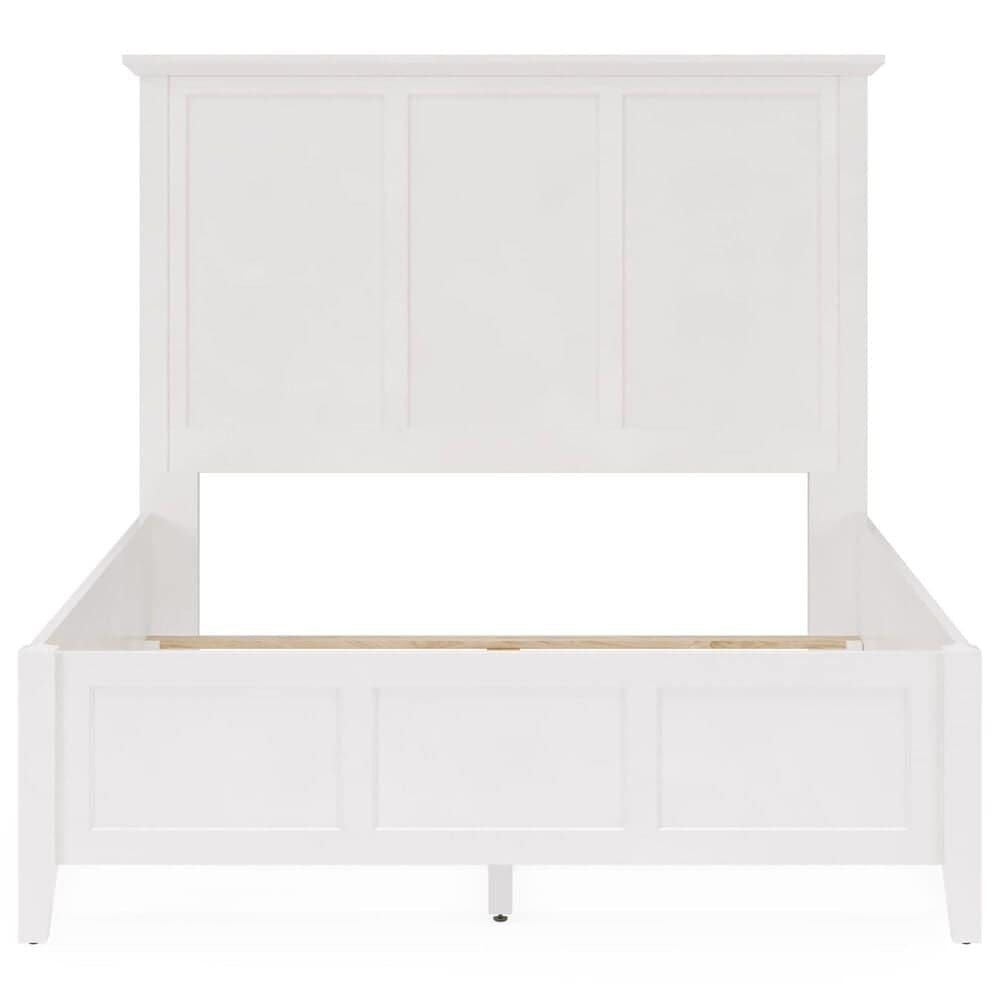 Urban Home Grace Queen Panel Bed in Snowfall White, , large