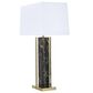 Ashley Neonish Marble Table Lamp in Black and Gold, , large