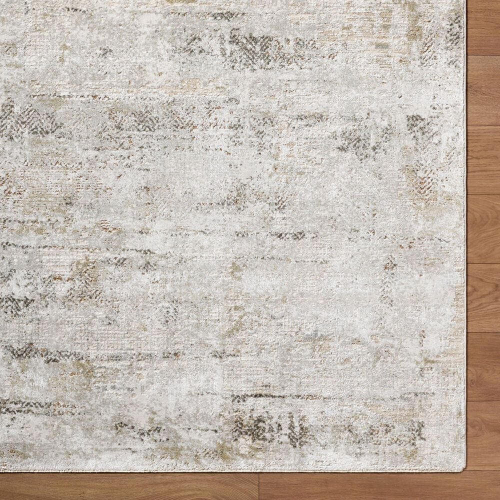 Surya Brunswick Light Gray, Cream, Mustard, Light Brown, Medium Brown and Charcoal 2&#39;7&quot; x 10&#39; Runner, , large