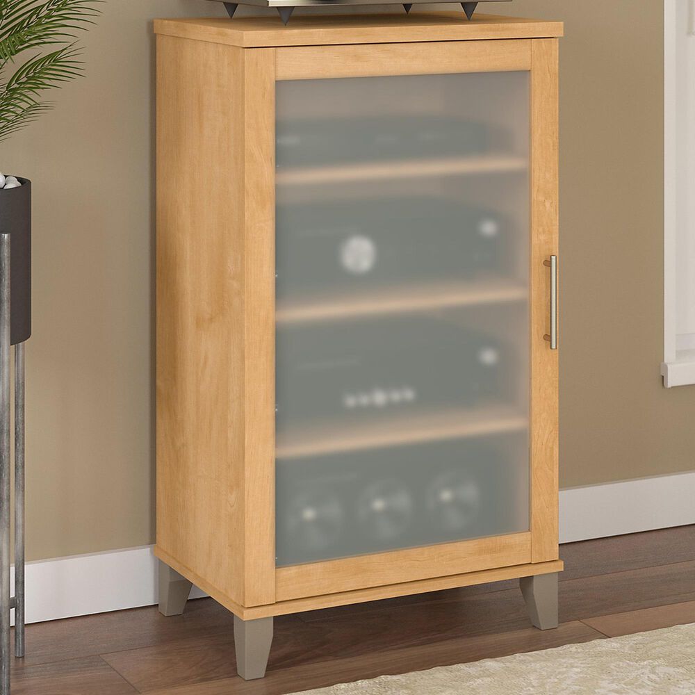 Bush Somerset Media Storage Cabinet in Maple Cross, , large