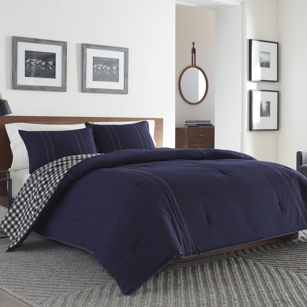 Eddie Bauer Kingston Queen Comforter Set in Navy, , large