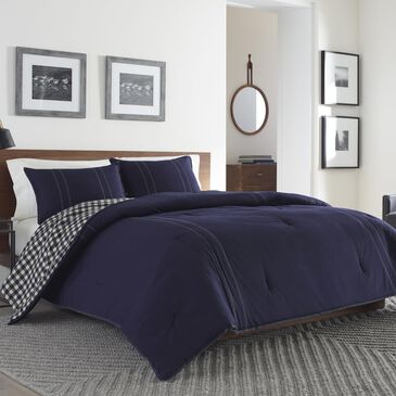 Eddie Bauer Kingston Queen Comforter Set in Navy, , large