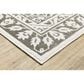 Oriental Weavers Montecito Medallion 6"7" x 9"6" Gray Area Rug, , large