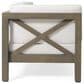 Hearth and Haven Brava 4-Piece Outdoor Sectional Set in White, , large