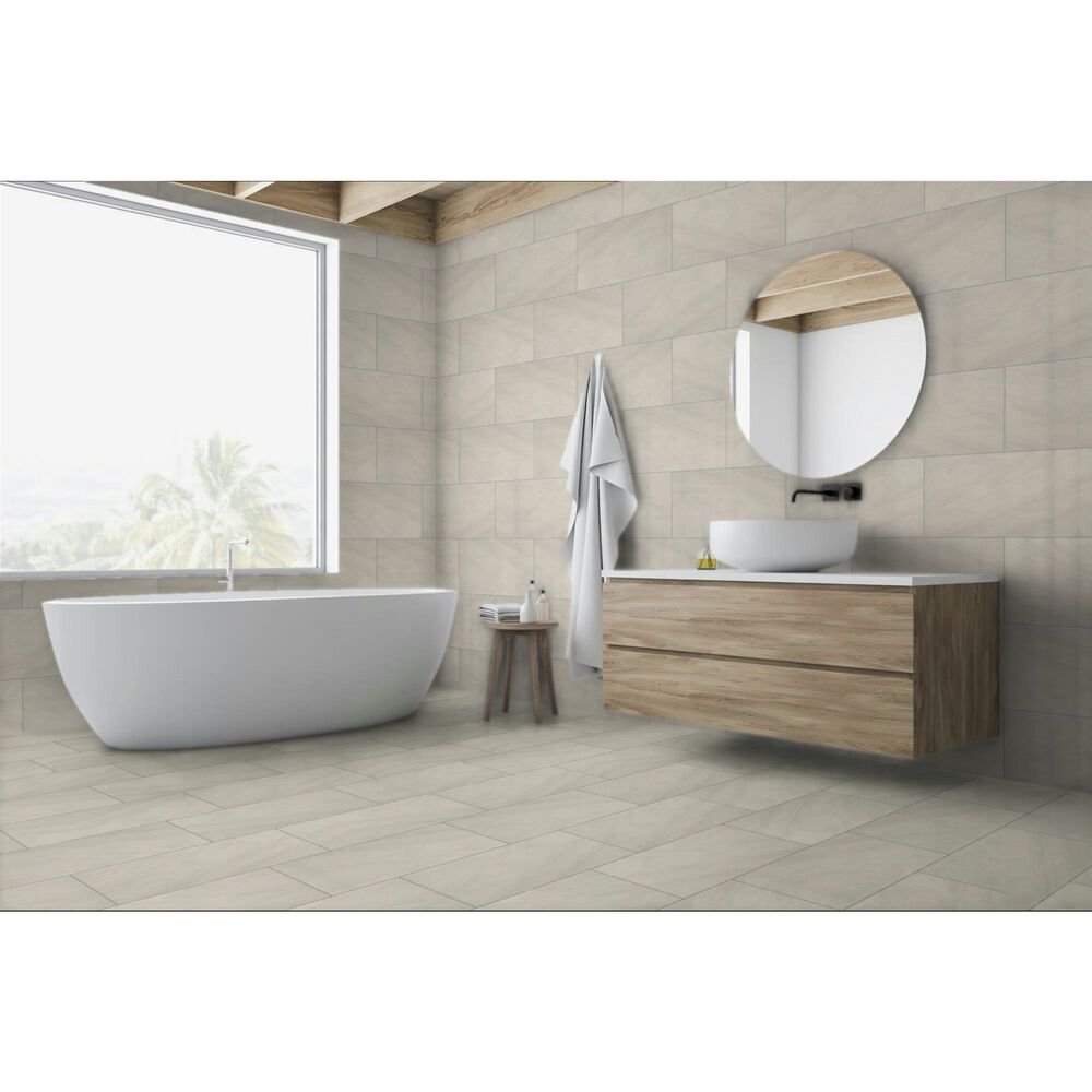 Emser Sabe Gris 12&quot; x 23&quot; Porcelain Tile, , large