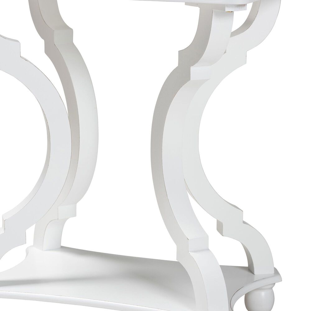 Baxton Studio Cianna End Table in White, , large
