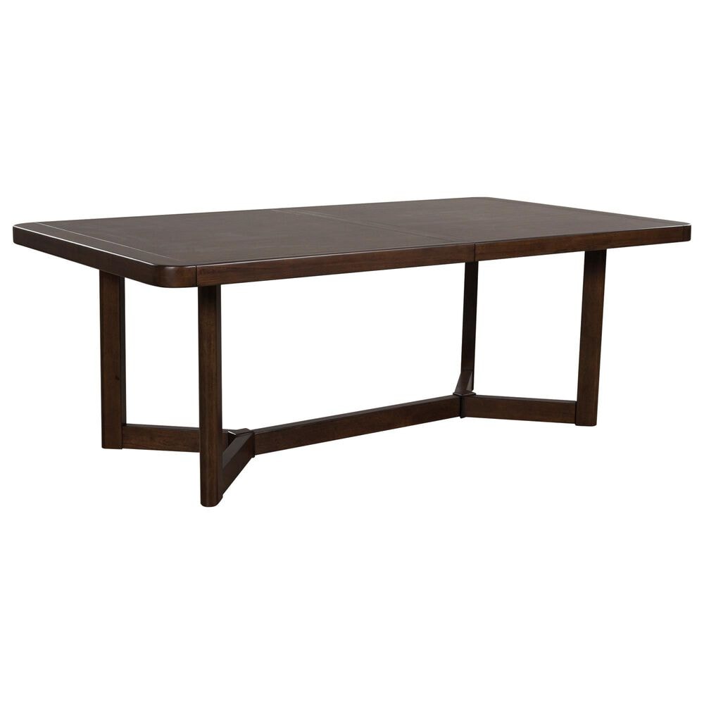 Ashley Dilenno Rectangular Dining Table in Rich Warm Brown - Table Only, , large