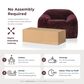 Furniture of America Phael Accent Chair in Red Wine, , large