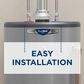 GE Appliances RealMAX Platinum 40-Gallon Tall Liquid Propane Atmospheric Water Heater in Gray, , large