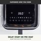 Green Pan Bistro 7 Qt. Clear View Air Fryer in Black, , large
