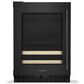 KitchenAid 4.8 Cu. Ft. Beverage Center with Glass Door and Wood-Front Racks in Black Ore, , large