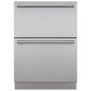 Sub Zero 24" Drawer Panels with Tubular Handles in Stainless Steel, , large