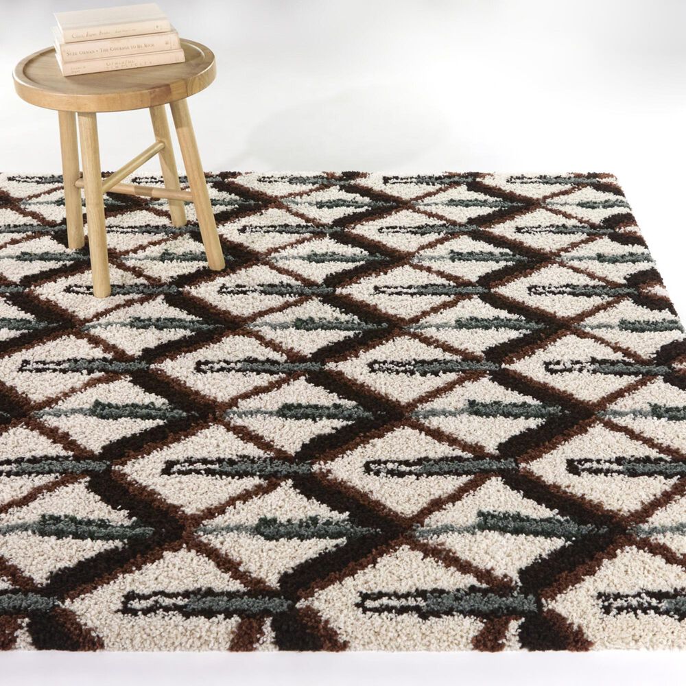 Balta Rugs Stella Behring Cream 5'3" x 7' Area Rug, , large