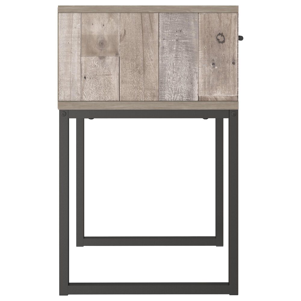 Ashley Neilsville 1-Drawer Nightstand in Whitewash and Dark Brown, , large