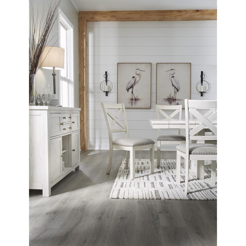 Ashley Robbinsdale Dining Table in Antique White - Table Only, , large
