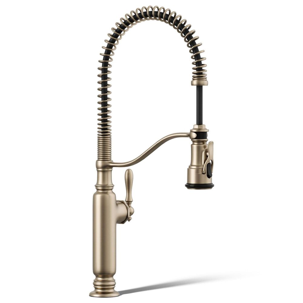 Kohler Tournant Semi-Professional Kitchen Sink Faucet in Vibrant Brushed Bronze, , large