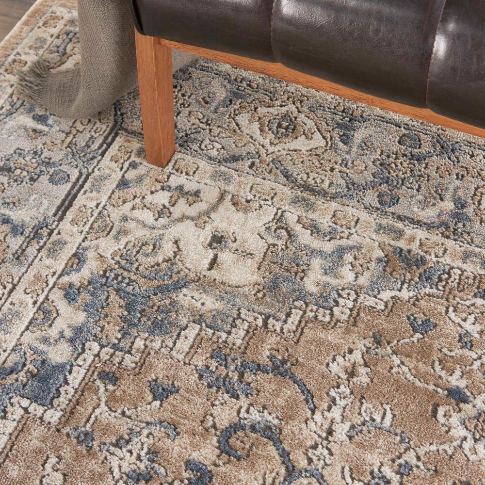 Nourison Quarry QUA05 10&#39; x 14&#39; Beige and Grey Area Rug, , large
